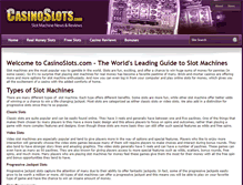 Tablet Screenshot of casinoslots.com